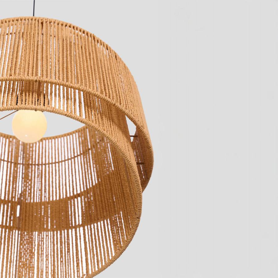 ZIA ΦΩΤΙΣΤΙΚΟ ΟΡΟΦΗΣ 39x35cm ΣΧΟΙΝΙ ΧΑΚΙ ΧΑΡΤΙ