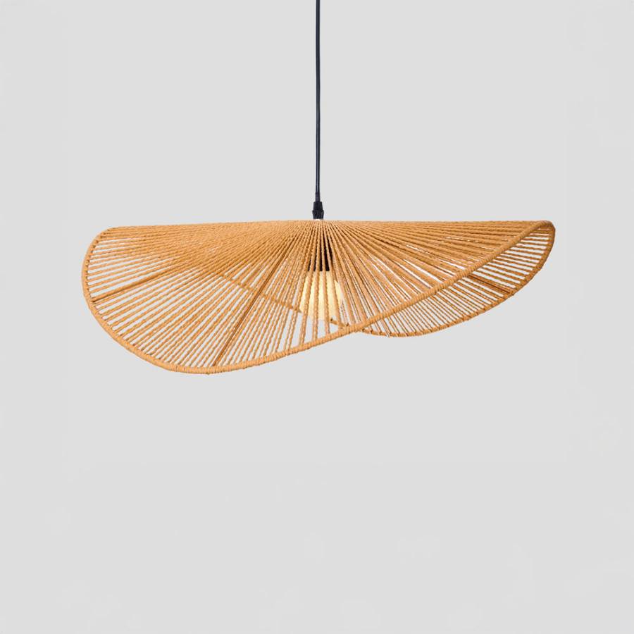 LUMA ΦΩΤΙΣΤΙΚΟ ΟΡΟΦΗΣ 60x20.5cm ΣΧΟΙΝΙ ΚΑΦΕ ΧΑΡΤΙ