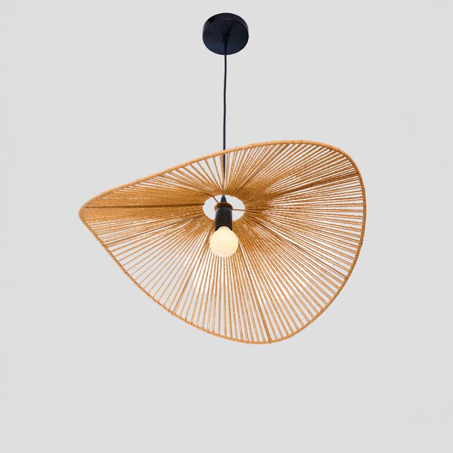 LUMA ΦΩΤΙΣΤΙΚΟ ΟΡΟΦΗΣ 60x20.5cm ΣΧΟΙΝΙ ΚΑΦΕ ΧΑΡΤΙ