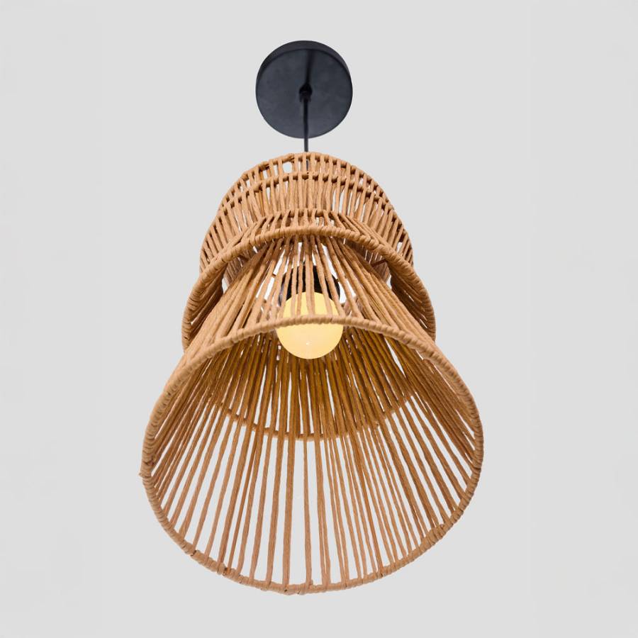 CLEO ΦΩΤΙΣΤΙΚΟ ΟΡΟΦΗΣ 26.5x38.5cm ΣΧΟΙΝΙ ΚΑΦΕ ΧΑΡΤΙ