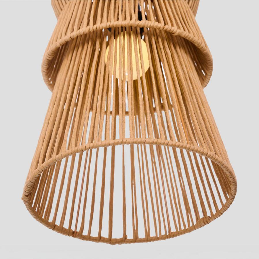 CLEO ΦΩΤΙΣΤΙΚΟ ΟΡΟΦΗΣ 26.5x38.5cm ΣΧΟΙΝΙ ΚΑΦΕ ΧΑΡΤΙ