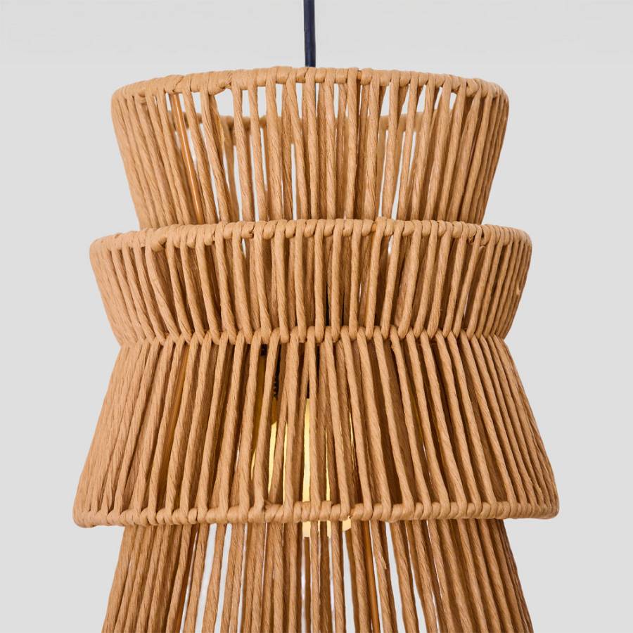 CLEO ΦΩΤΙΣΤΙΚΟ ΟΡΟΦΗΣ 26.5x38.5cm ΣΧΟΙΝΙ ΚΑΦΕ ΧΑΡΤΙ