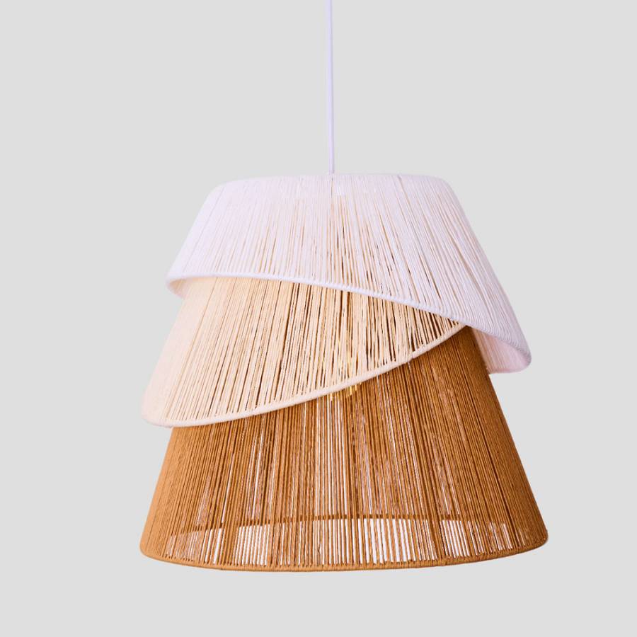 SORREL ΦΩΤΙΣΤΙΚΟ ΟΡΟΦΗΣ 36x34cm ΣΧΟΙΝΙ ΛΕΥΚΟ ΜΠΕΖ ΚΑΦΕ ΧΑΡΤΙ