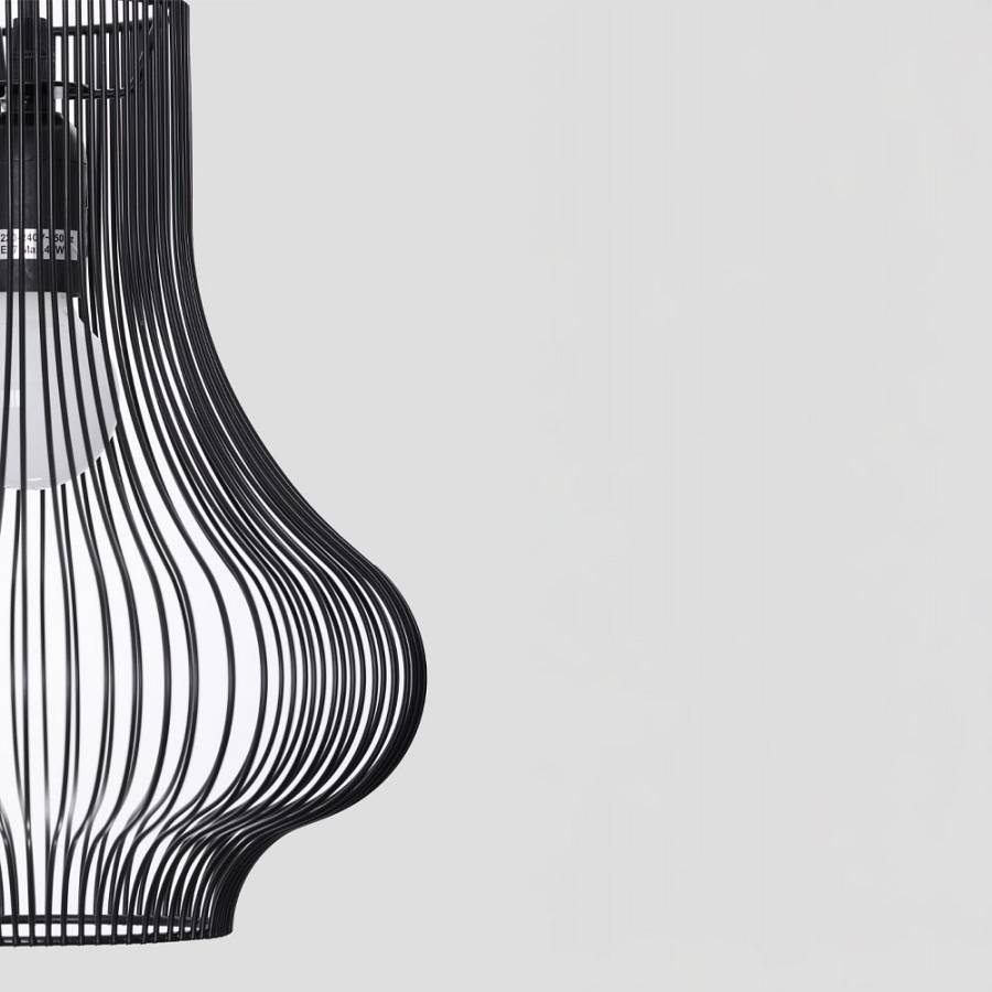 NOOR ΦΩΤΙΣΤΙΚΟ ΟΡΟΦΗΣ 25x30.5cm ΣΙΔΕΡΟ ΜΑΥΡΟ