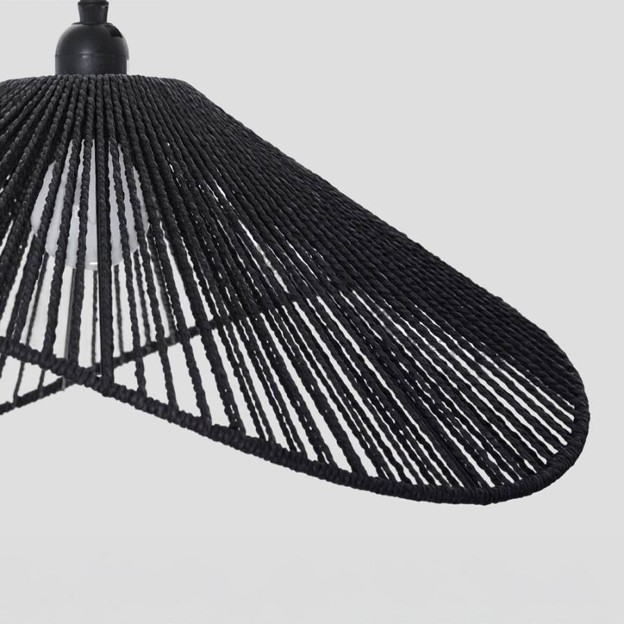 CLOVE ΦΩΤΙΣΤΙΚΟ ΟΡΟΦΗΣ 47.5x21cm ΣΧΟΙΝΙ ΜΑΥΡΟ ΧΑΡΤΙ