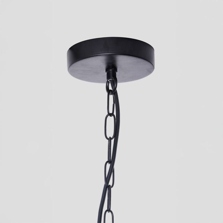 STEEL ΦΩΤΙΣΤΙΚΟ ΟΡΟΦΗΣ 28x40.5cm ΣΙΔΕΡΟ ΜΑΥΡΟ