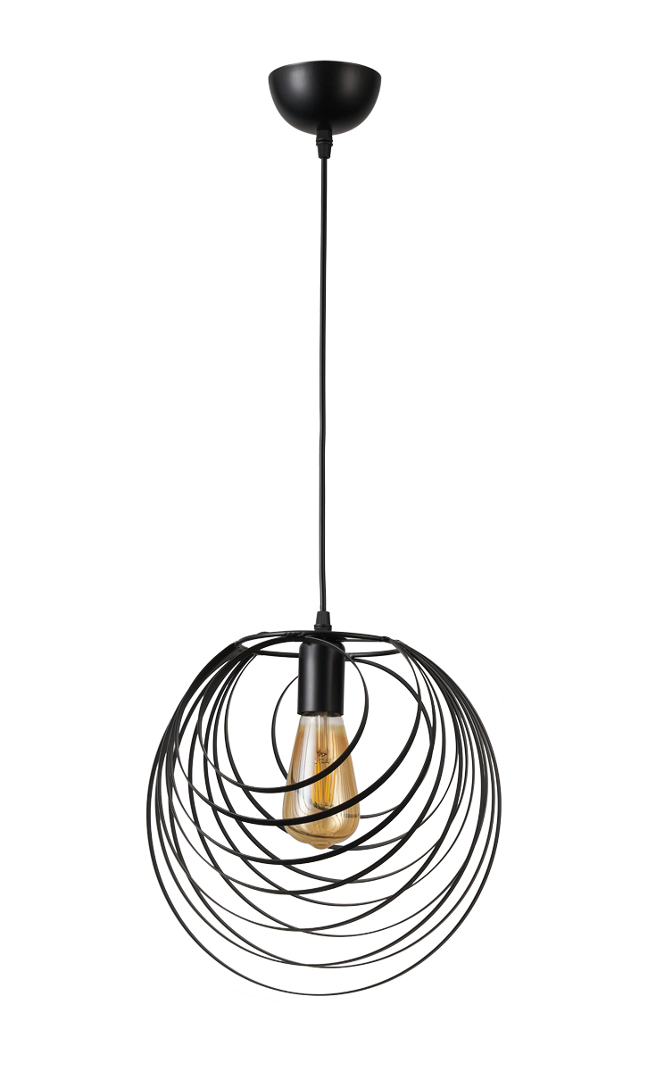 PDC 6111 BK 1/Φ ΜΕΤΑΛΛΙΚΟ ΜΑΥΡΟ Ε27