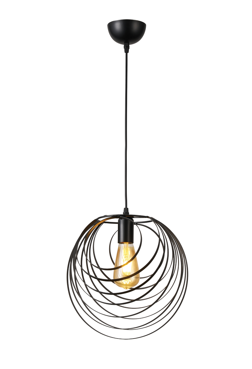 PDC 6111 BK 1/Φ ΜΕΤΑΛΛΙΚΟ ΜΑΥΡΟ Ε27