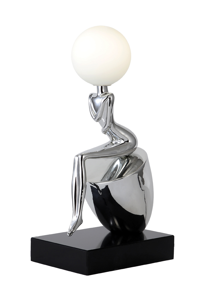 TLC 1121 CR ΕΠΙΤΡΑΠΕΖΙΑ ΛΑΜΠΑ ΝΙΚΕΛ ΚΑΘΙΣΤΗ ΚΟΠΕΛΑ 1ΧG9