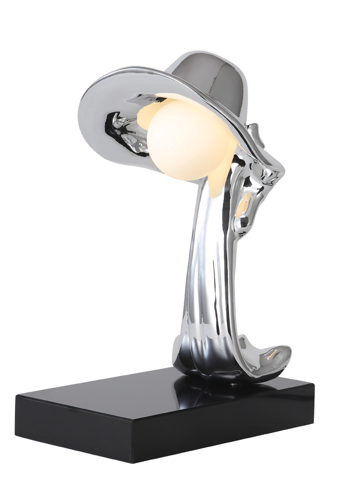 TLC 1122 CR ΕΠΙΤΡΑΠΕΖΙΑ ΛΑΜΠΑ ΝΙΚΕΛ ΚΟΠΕΛΑ ΜΕ ΚΑΠΕΛΟ 1XG9