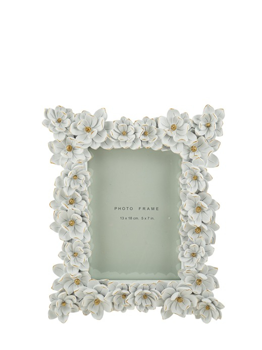 ΠΟΛΥΕΣΤΕΡΙΚΗ ΚΟΡΝΙΖΑ ΜΕ ΛΟΥΛΟΥΔΙΑ ΛΕΥΚΑ ΜΕ ΧΡΥΣΟ  13Χ18ΕΚ