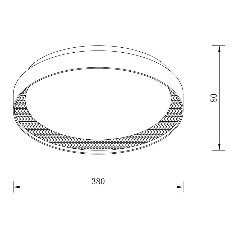 ΦΩΤΙΣΤΙΚΟ ΟΡΟΦΗΣ LED - ΠΛΑΦΟΝΙΕΡΑ LUCIA-400-GD