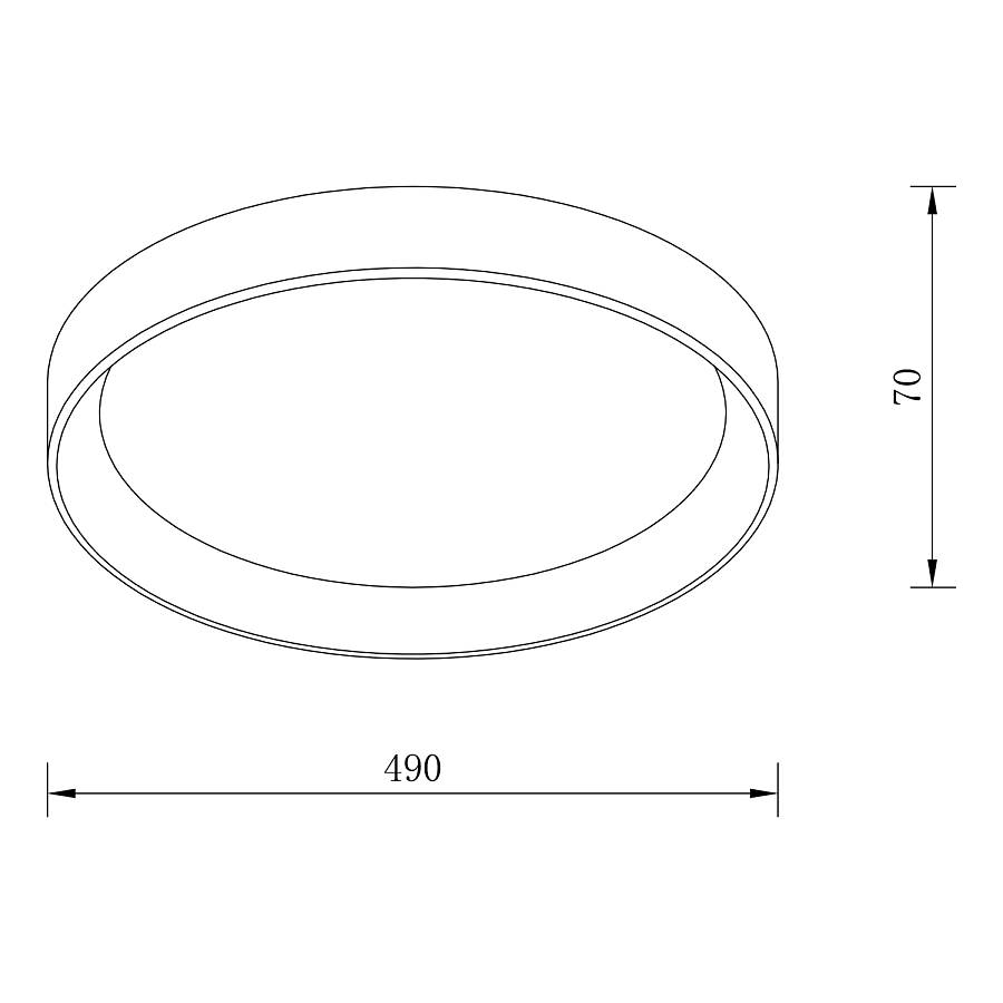 ΦΩΤΙΣΤΙΚΟ ΟΡΟΦΗΣ LED - ΠΛΑΦΟΝΙΕΡΑ NOOR-500-BK