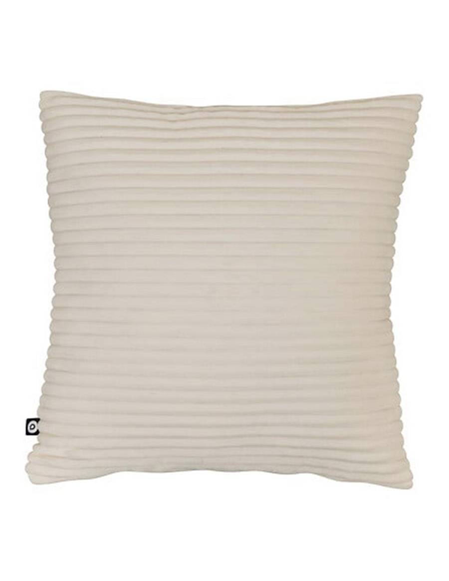Μαξιλάρι εκρού κοτλέ 38x38cm