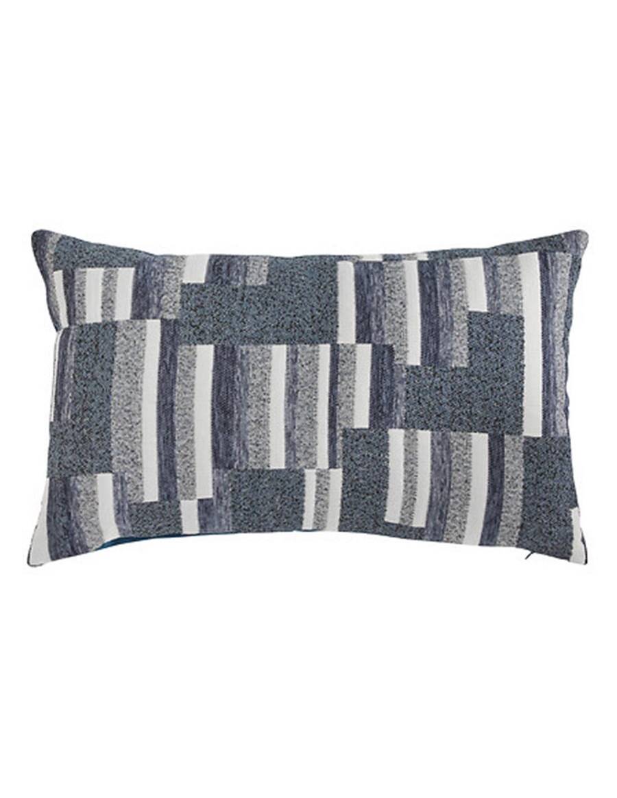 Μαξιλάρι Jacquard μπλε 30x50cm