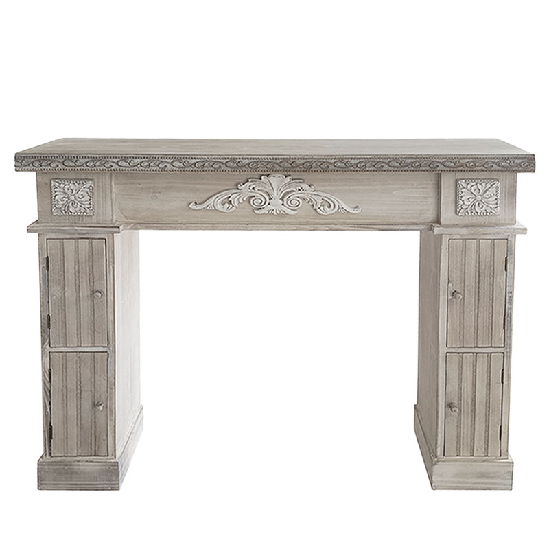 ΞΥΛΙΝΗ ΔΙΑΚΟΣΜΗΤΙΚΗ ΠΡΟΣΟΨΗ ΤΖΑΚΙΟΥ ΠΑΛΑΙΩΜΕΝΟ - 120x23.5x101cm 1/ΚΙΒ