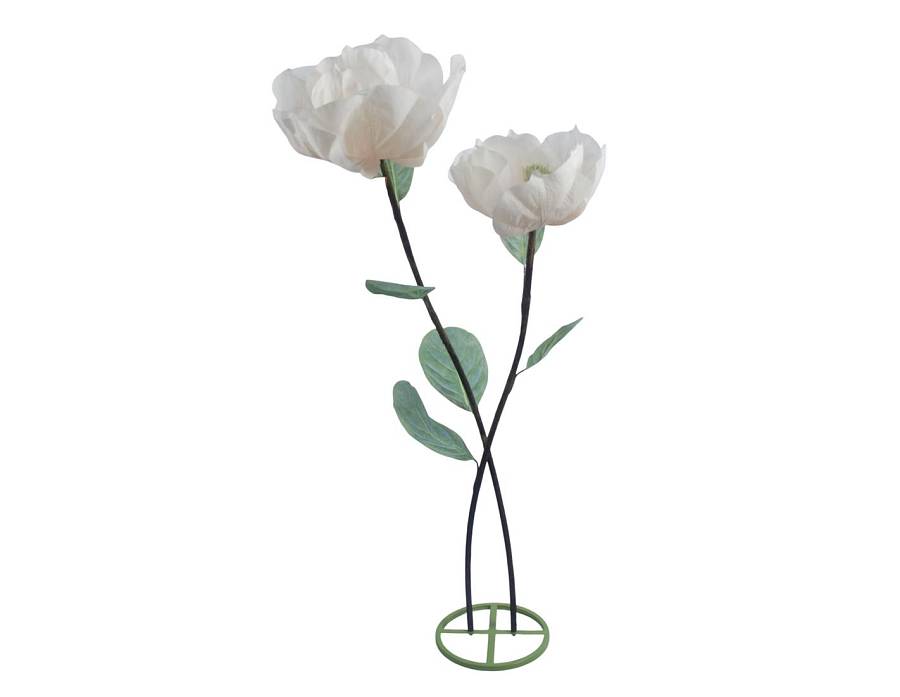 Λουλούδια Magnolia λευκό σε βάση 50x160cm