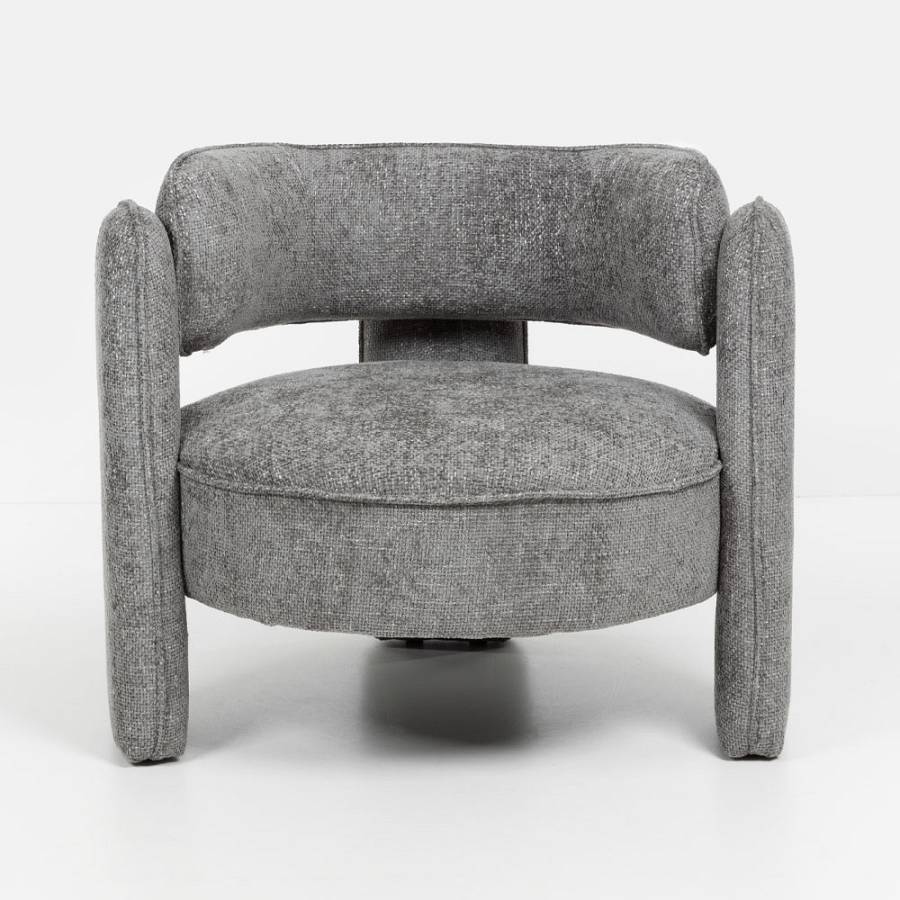 GRADA SMALL ΠΟΛΥΘΡΟΝΑ ΓΚΡΙ 79x85x70.5cm