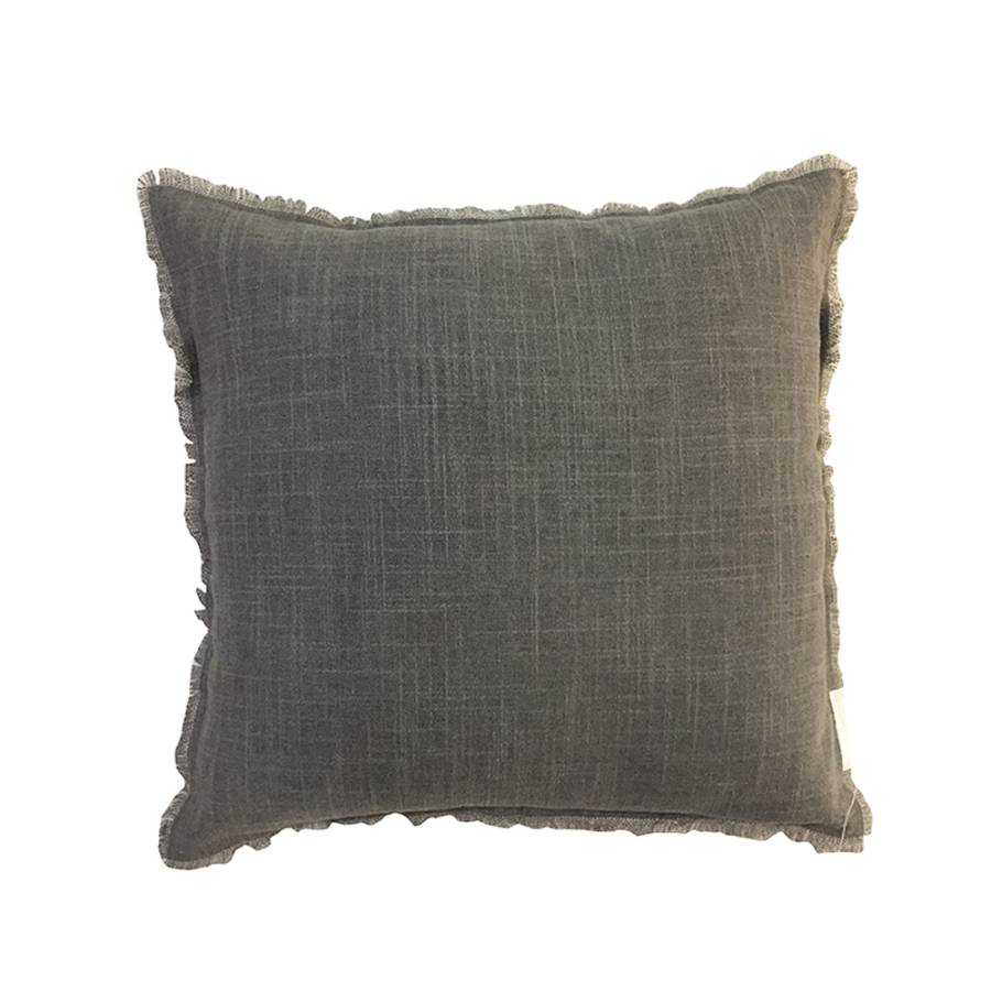 LIBELL 1 ΔΙΑΚΟΣΜΗΤΙΚΟ ΜΑΞΙΛΑΡΙ 45x45cm ΥΦΑΣΜΑ ΓΚΡΙ