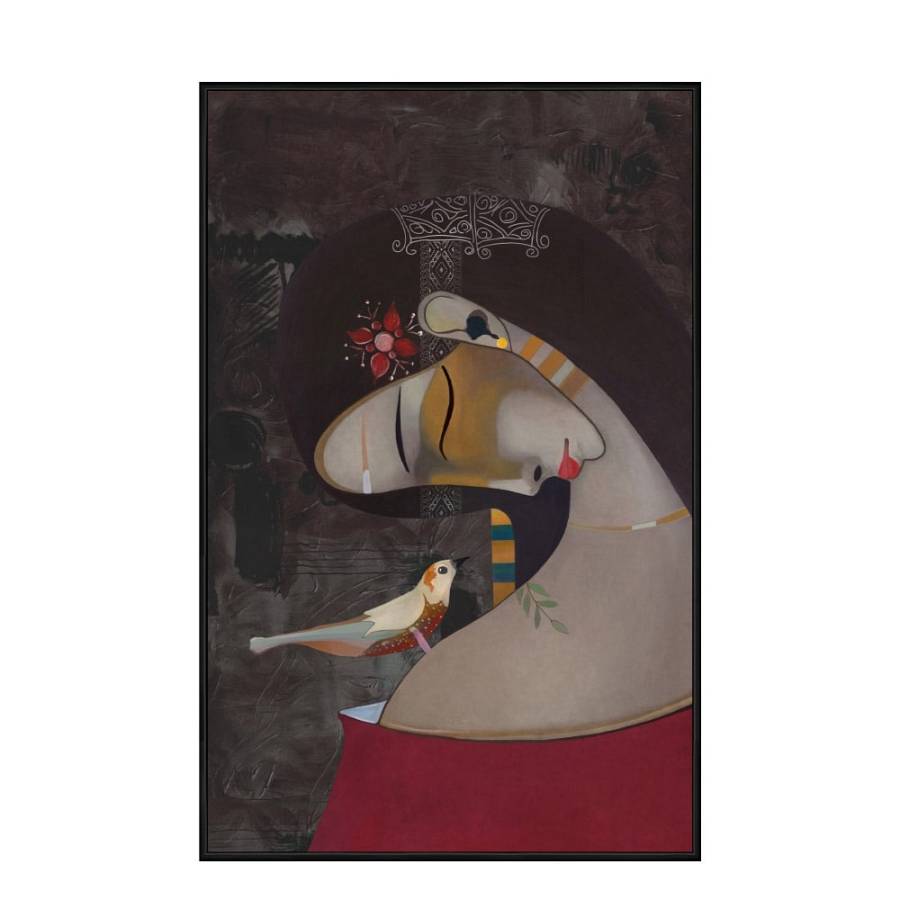 INTERNALITY ΠΙΝΑΚΑΣ ΔΙΑΚΟΣΜΗΣΗΣ 70x110x5cm ΚΑΜΒΑΣ ΠΟΛΥΧΡΩΜΟ ΞΥΛΟ