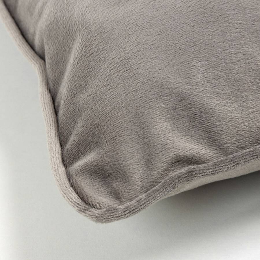 SIMPLY FRANCO ΔΙΑΚΟΣΜΗΤΙΚΟ ΜΑΞΙΛΑΡΙ 45x45cm ΒΕΛΟΥΔΟ ΓΚΡΙ