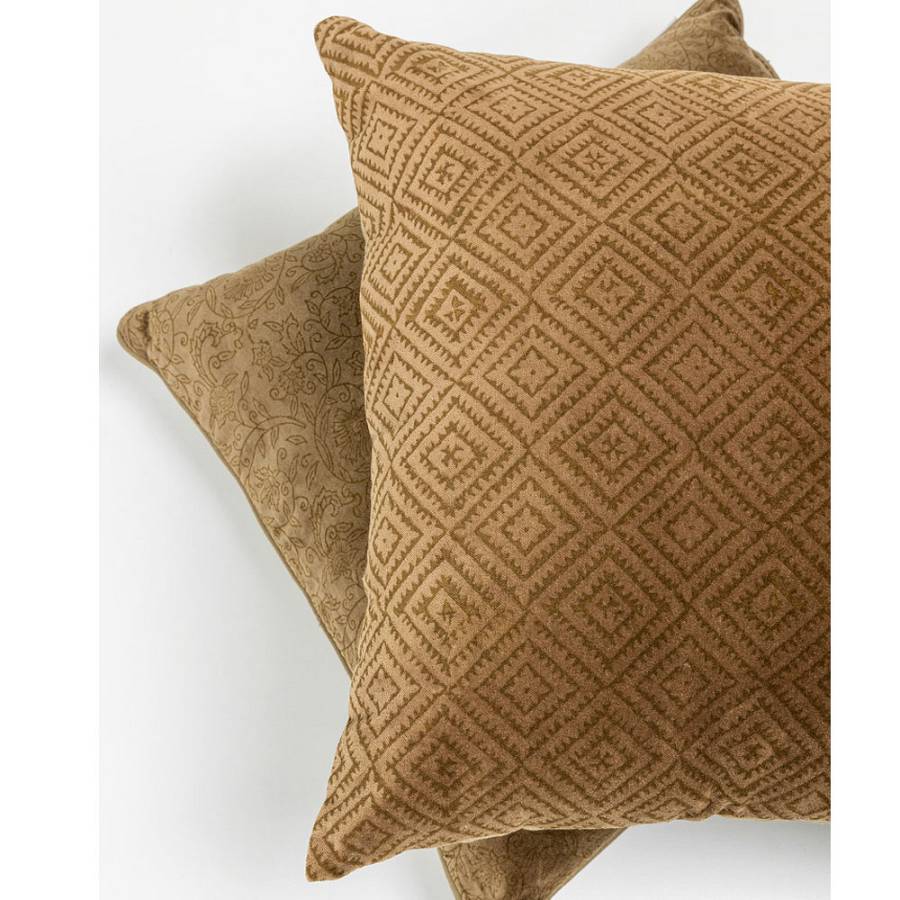 HOMBURG A ΔΙΑΚΟΣΜΗΤΙΚΟ ΜΑΞΙΛΑΡΙ 50x50cm ΒΑΜΒΑΚΙ ΧΡΥΣΟ ΒΕΛΟΥΔΟ