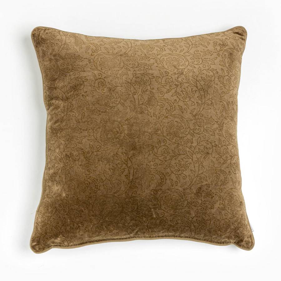 HOMBURG B ΔΙΑΚΟΣΜΗΤΙΚΟ ΜΑΞΙΛΑΡΙ 50x50cm ΒΑΜΒΑΚΙ ΧΡΥΣΟ ΒΕΛΟΥΔΟ