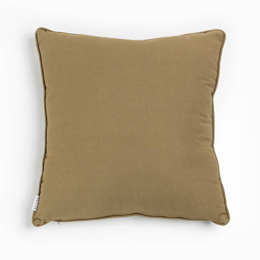 HOMBURG B ΔΙΑΚΟΣΜΗΤΙΚΟ ΜΑΞΙΛΑΡΙ 50x50cm ΒΑΜΒΑΚΙ ΧΡΥΣΟ ΒΕΛΟΥΔΟ