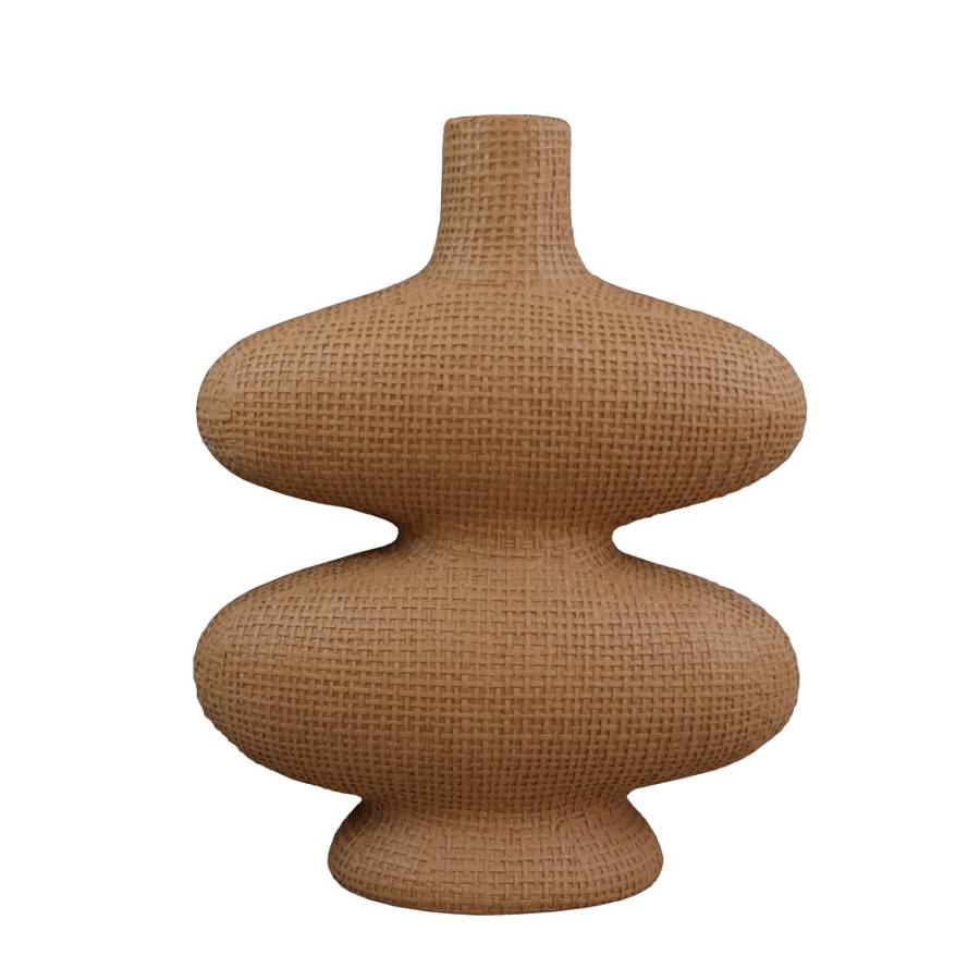 RANDI ΒΑΖΟ 32x15x39cm POLYRESIN TERRACOTTA
