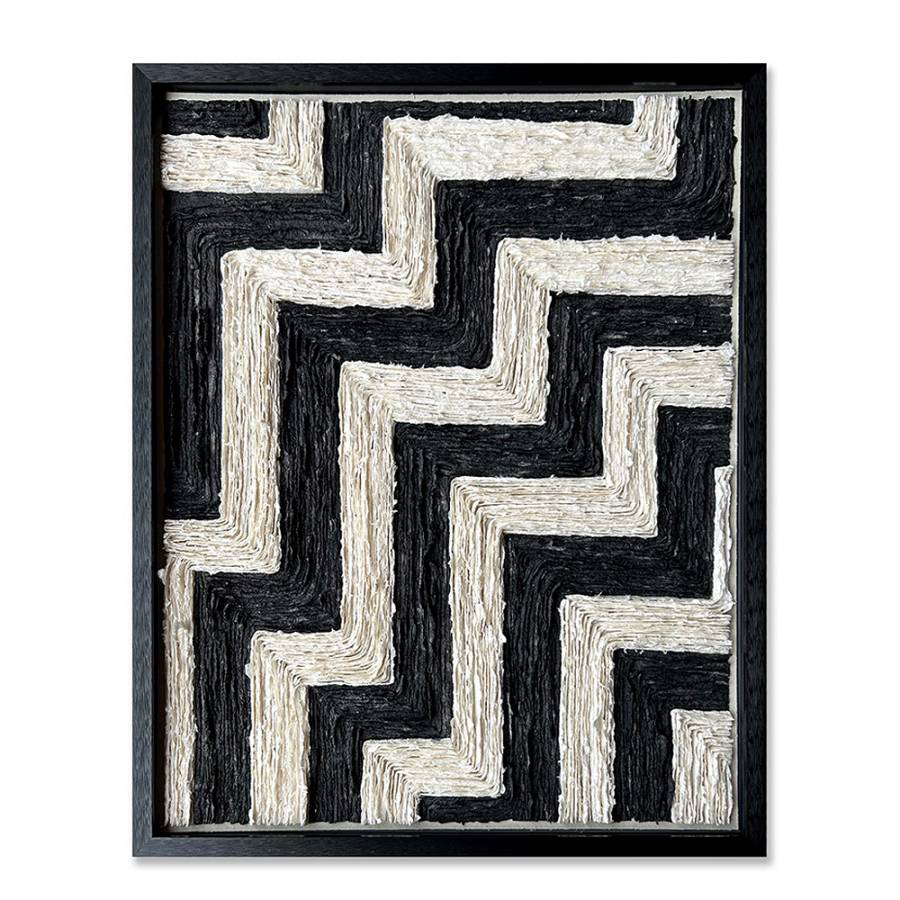 EARTH CRAFT ΠΙΝΑΚΑΣ ΔΙΑΚΟΣΜΗΣΗΣ 80x100x4cm ΧΑΡΤΙ ΜΑΥΡΟ ΜΠΕΖ ΓΥΑΛΙ ΜΑΥΡΟ