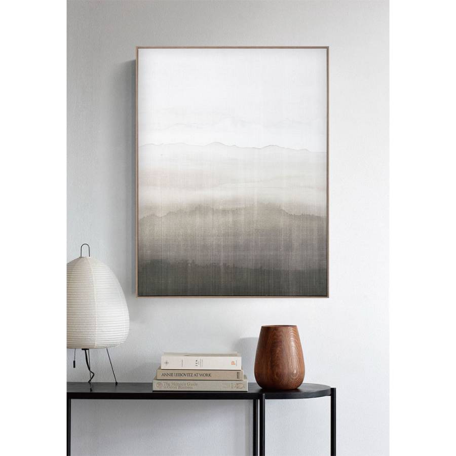 EMBRACING THE CALM ΠΙΝΑΚΑΣ ΔΙΑΚΟΣΜΗΣΗΣ 90x120x5cm ΚΑΜΒΑΣ ΠΟΛΥΧΡΩΜΟ ΞΥΛΟ ΦΥΣΙΚΟ