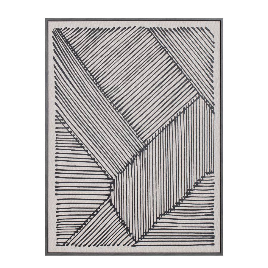 STAY TRUE ΠΙΝΑΚΑΣ ΔΙΑΚΟΣΜΗΣΗΣ 60x80x4cm ΔΕΡΜΑ ΛΕΥΚΟ ΜΑΥΡΟ ΞΥΛΟ ΜΑΥΡΟ