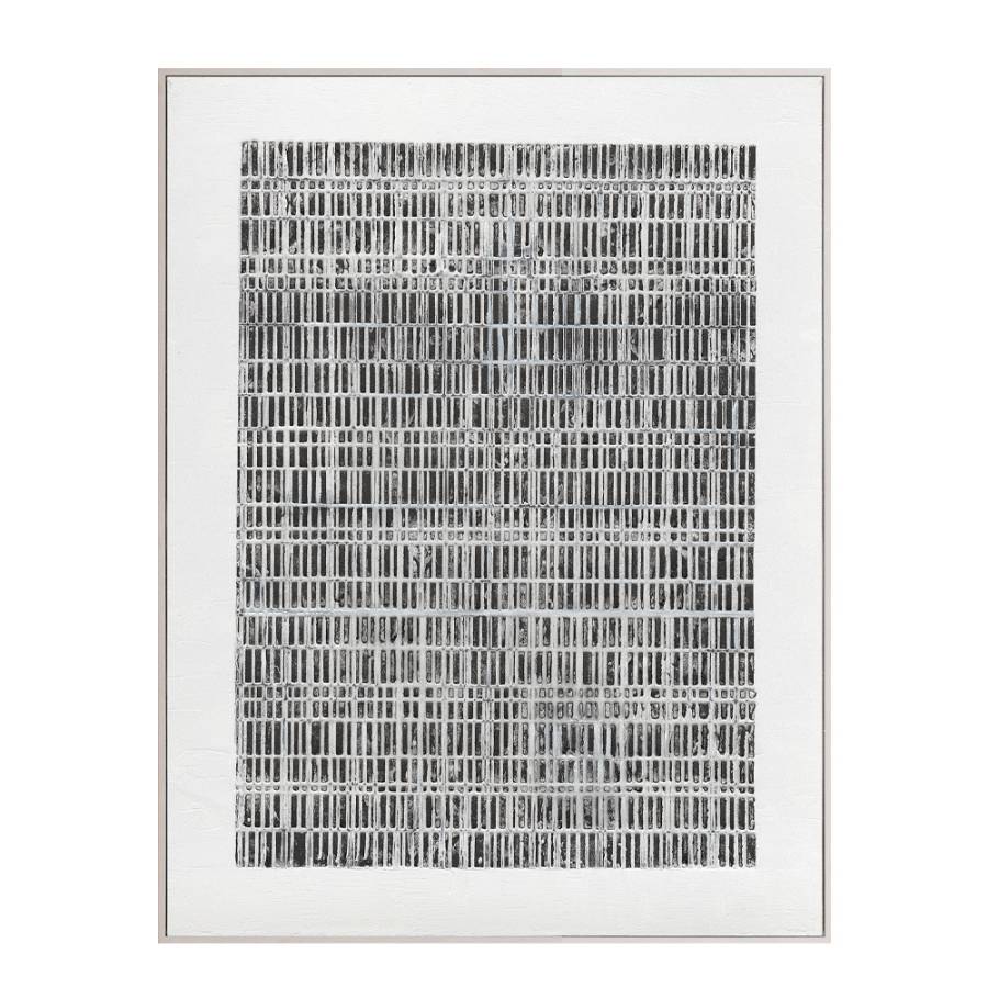 SOMETIMES ΠΙΝΑΚΑΣ ΔΙΑΚΟΣΜΗΣΗΣ 90x120x5cm ΚΑΜΒΑΣ ΛΕΥΚΟ ΜΑΥΡΟ ΞΥΛΟ ΛΕΥΚΟ