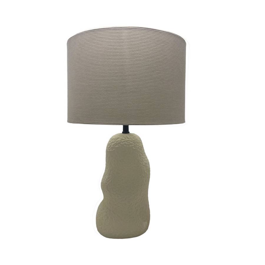 SANG ΦΩΤΙΣΤΙΚΟ ΕΠΙΤΡΑΠΕΖΙΟ 16x11x52cm ΚΕΡΑΜΙΚΟ ΜΠΕΖ ΒΕΛΟΥΔΟ ΜΠΕΖ