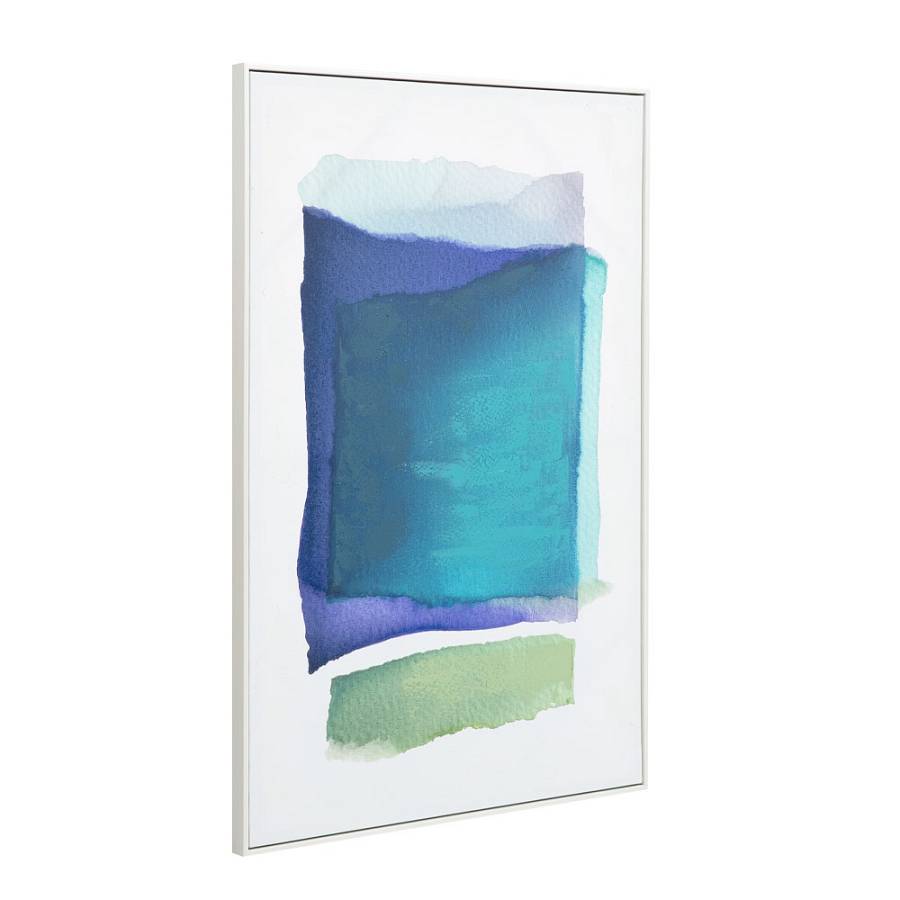 MOTIF MAR A ΠΙΝΑΚΑΣ ΔΙΑΚΟΣΜΗΤΙΚΟΣ ΜΕ ΚΟΡΝΙΖΑ 80x120x4cm ΚΑΜΒΑΣ ΠΟΛΥΧΡΩΜΟ ΞΥΛΟ ΑΣΠΡΟ