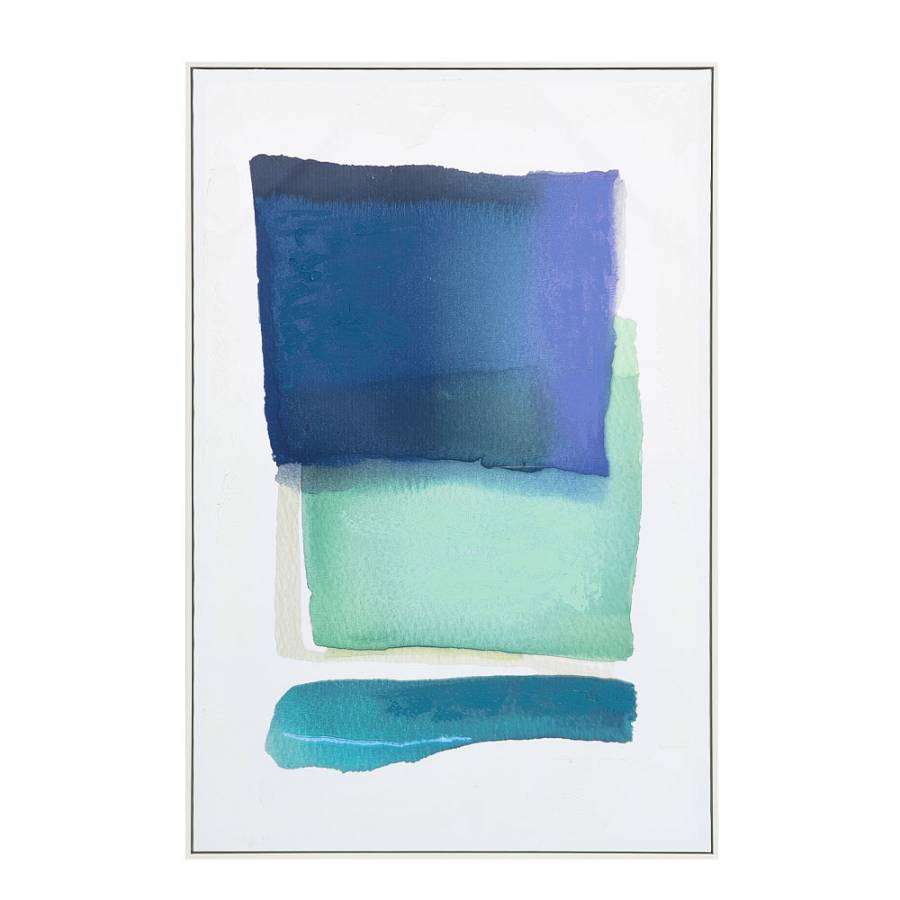 MOTIF MAR B ΠΙΝΑΚΑΣ ΔΙΑΚΟΣΜΗΤΙΚΟΣ ΜΕ ΚΟΡΝΙΖΑ 80x120x4cm ΚΑΜΒΑΣ ΠΟΛΥΧΡΩΜΟ ΞΥΛΟ ΑΣΠΡΟ