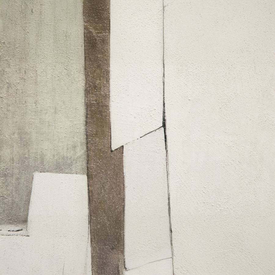 LINEAR ΠΙΝΑΚΑΣ ΔΙΑΚΟΣΜΗΤΙΚΟΣ ΜΕ ΚΟΡΝΙΖΑ 90x120x4cm ΚΑΜΒΑΣ ΜΠΕΖ ΓΚΡΙ ΜΑΥΡΟ ΞΥΛΟ ΦΥΣΙΚΟ