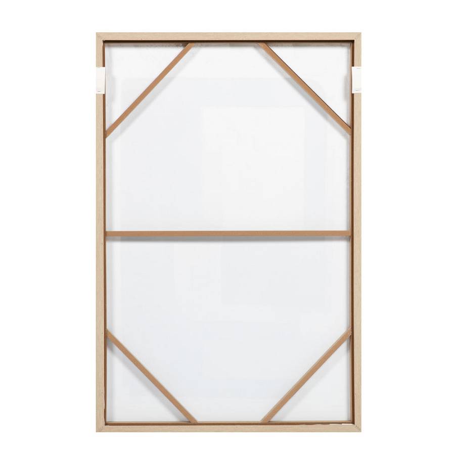 DEL SIL ΠΙΝΑΚΑΣ ΔΙΑΚΟΣΜΗΤΙΚΟΣ ΜΕ ΚΟΡΝΙΖΑ 80x120x4cm ΚΑΜΒΑΣ ΜΑΥΡΟ ΓΚΡΙ ΜΠΕΖ ΞΥΛΟ ΦΥΣΙΚΟ