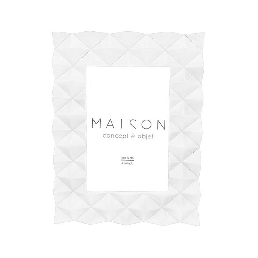 VIRO ΚΟΡΝΙΖΑ 16x2x22cm POLYRESIN ΑΣΠΡΟ ΓΥΑΛΙ