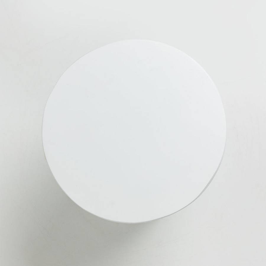 LITHOS HANDLE SIDE TABLE ΛΕΥΚΟ 36.5x36.5x46.5cm