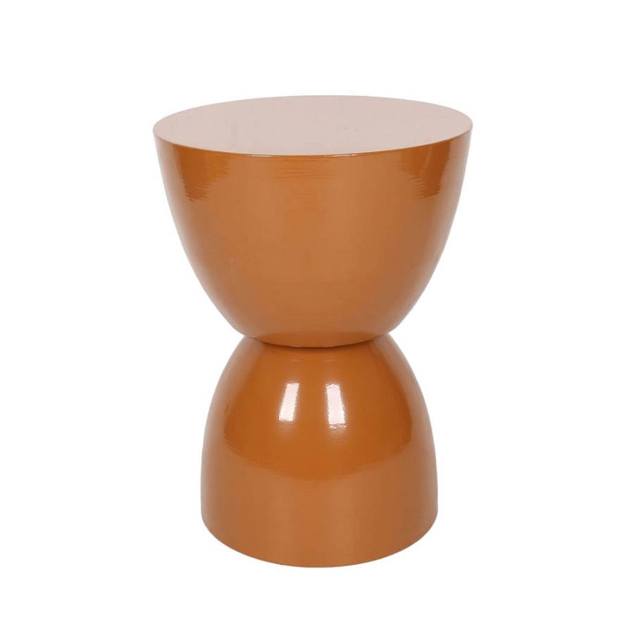 NIVA SIDE TABLE ΚΑΦΕ ΑΝΟΙΧΤΟ 36x36x48.5cm