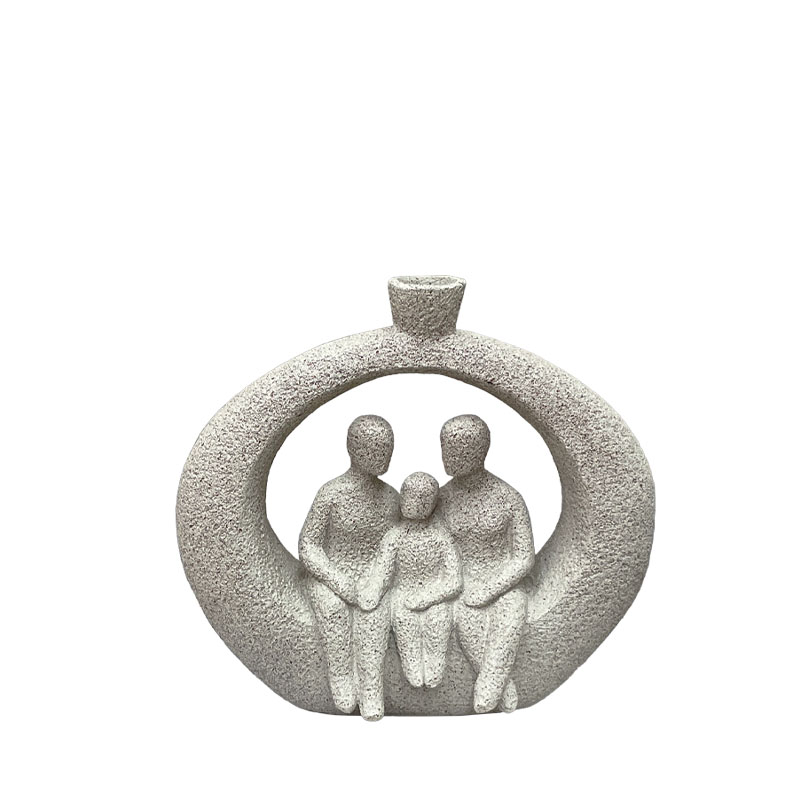 ΔΙΑΚΟΣΜΗΤΙΚO ΠΟΛΥΕΣΤΕΡΙΚO ΕΚΡΟΥ -ΟΙΚΟΓΕΝΕΙΑ ΚΑΘΙΣΤΗ- ΥΦΗ ΠΕΤΡΑΣ - 21x10x19cm 24/KIB