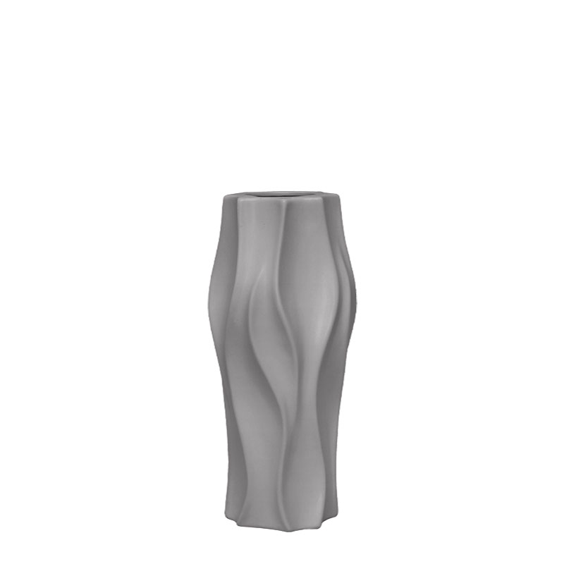 ΒΑΖΟ ΓΚΡΙ ΚΕΡΑΜΙΚΟ ΚΥΜΜΑΤΙΣΤΟ - 14.5x30.2cm 1/12ΚΙΒ