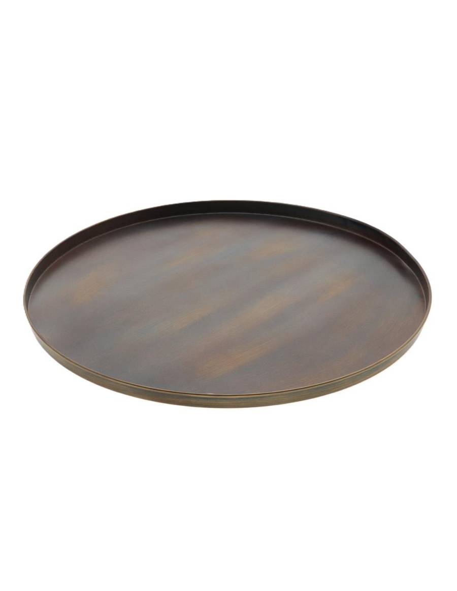 Δίσκος μεταλ.καφέ/χρυσό Φ45Χ2