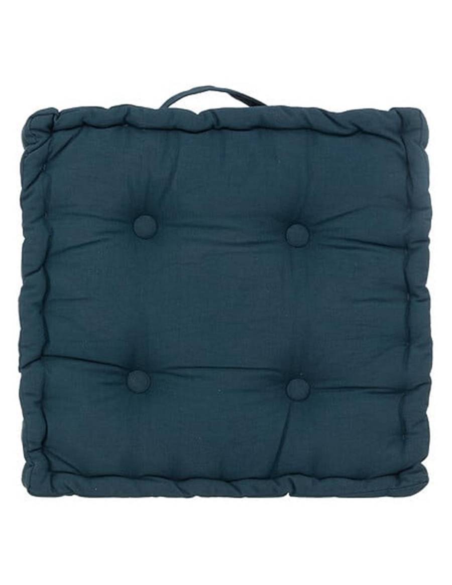 Μαξιλάρι δαπέδου 40Χ40 πετρόλ