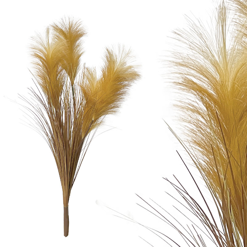 ΚΛΑΔΙ ΚΙΤΡΙΝΟ/ΚΑΦΕ ΚΑΛΑΜΙ ΓΚΡΑΣΣ-ΠΑΜΠΑΣ - Y85cm 200/KIB