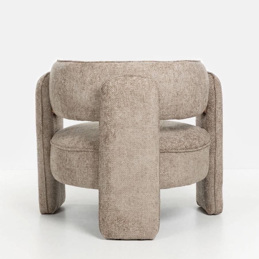 GRADA SMALL ΠΟΛΥΘΡΟΝΑ BEIGE 79x85x70.5cm