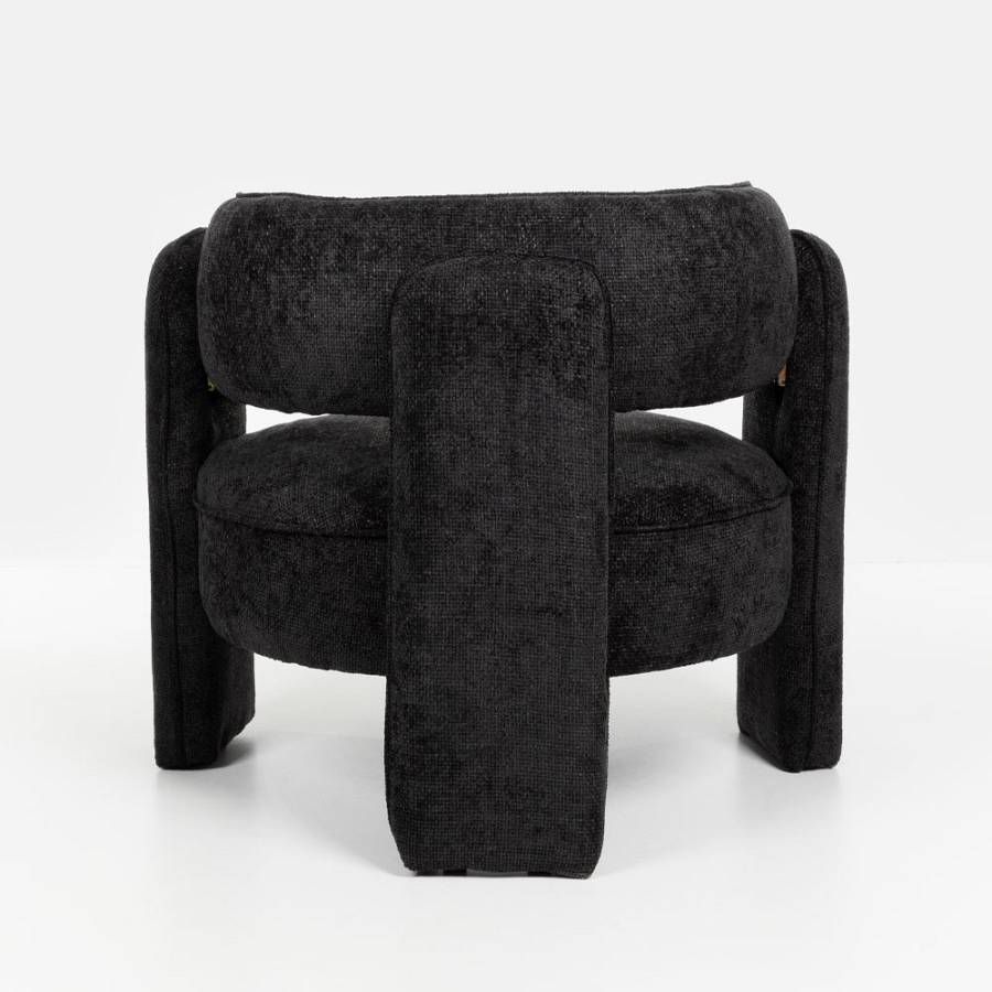 GRADA SMALL ΠΟΛΥΘΡΟΝΑ ΜΑΥΡΟ 79x85x70.5cm