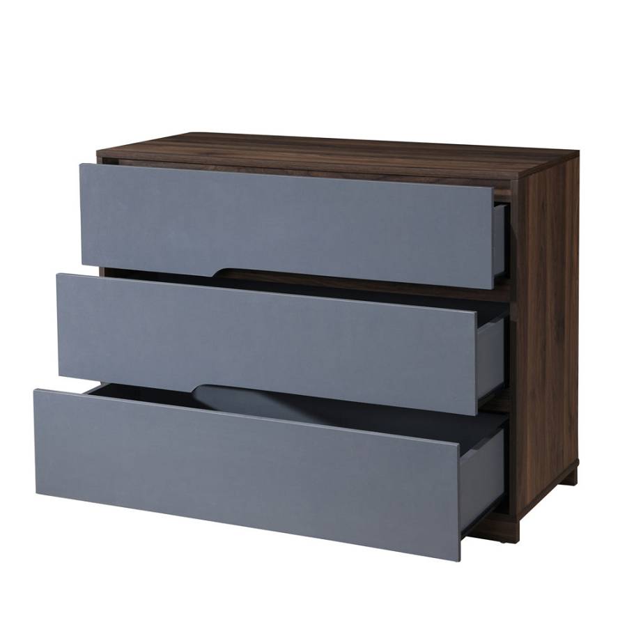 GROOVES ΣΥΡΤΑΡΙΕΡΑ 3ΣΥΡΤΑΡΙΑ ΚΑΡΥΔΙ ΓΚΡΙ 100x45x80cm