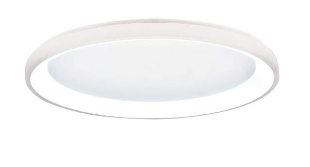 Inlight Πλαφονιέρα οροφής LED 28W 3CCT από λευκό μέταλλο και ακρυλικό D:50x5cm (42044-C-White)